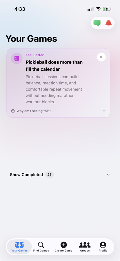 Serve Sports smart tip for planning